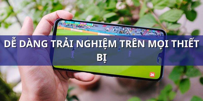Dễ dàng trải nghiệm trang web trên mọi thiết bị chỉ cần có kết nối mạng